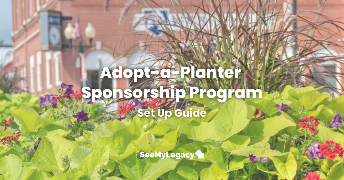 Adopt-a-Planter Sponsorship Program Set Up Guide