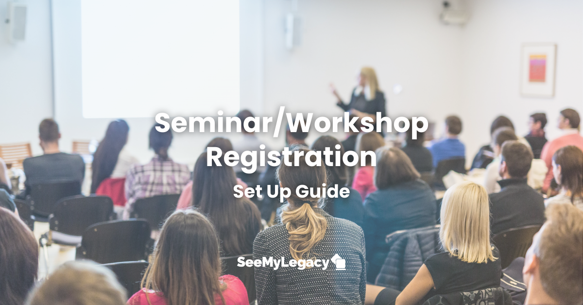 Seminar/Workshop Registration