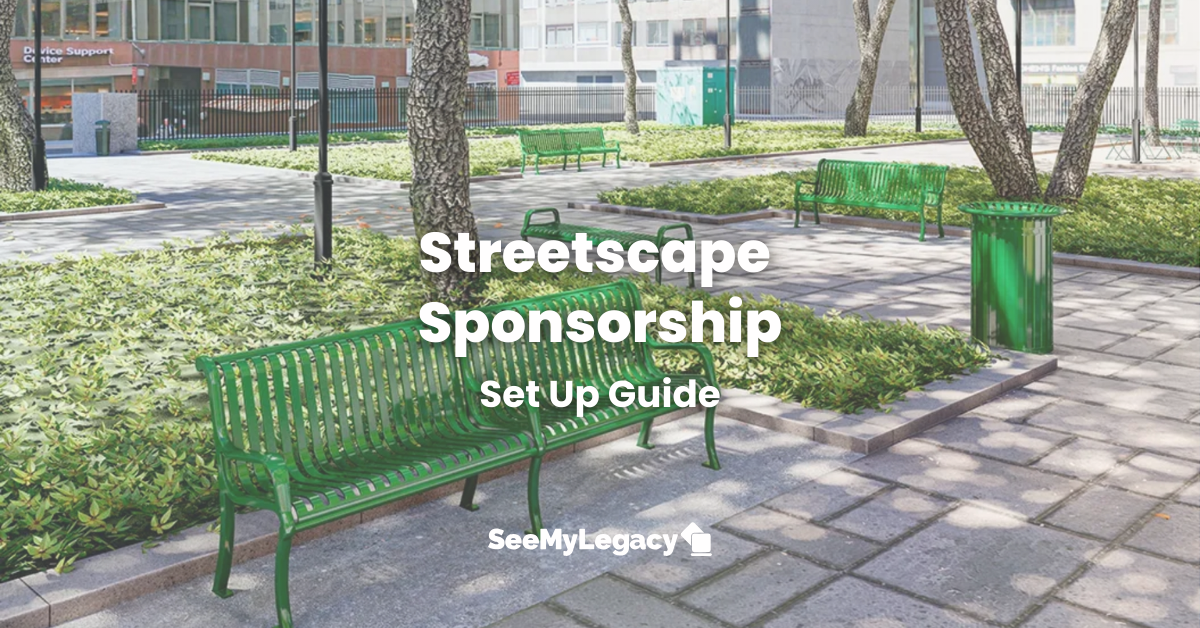 Streetscape Sponsorship Set Up Guide