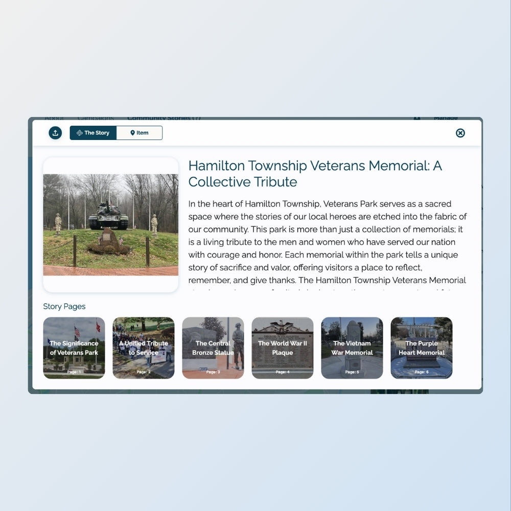 Hamilton Township Veterans Memorial: A Collective Tribute