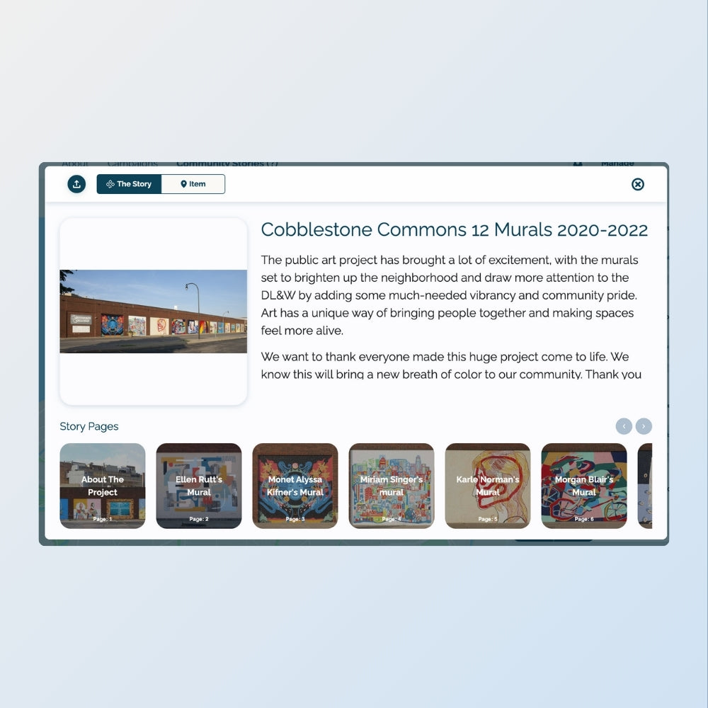 Cobblestone Commons 12 Murals 2020-2022