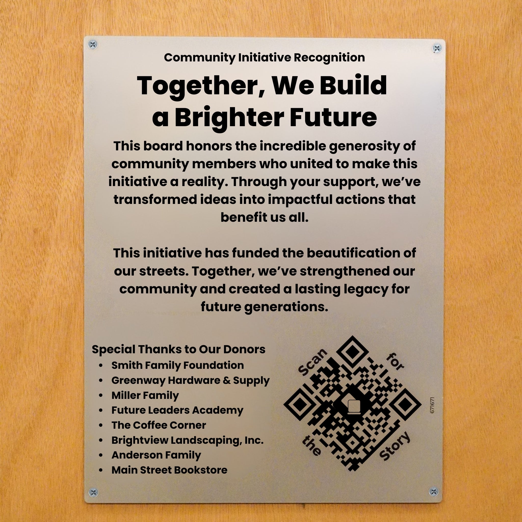 Story Board - Donor List