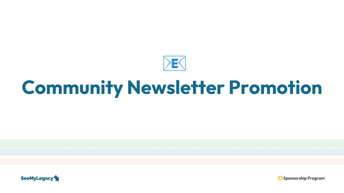 Community Newsletter Promotion