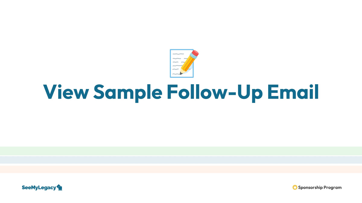View Sample Follow-Up Emails