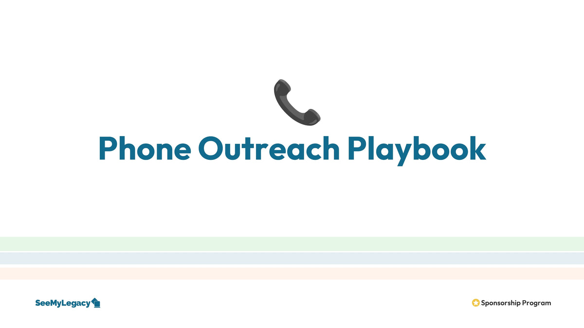 Phone Outreach Playbook