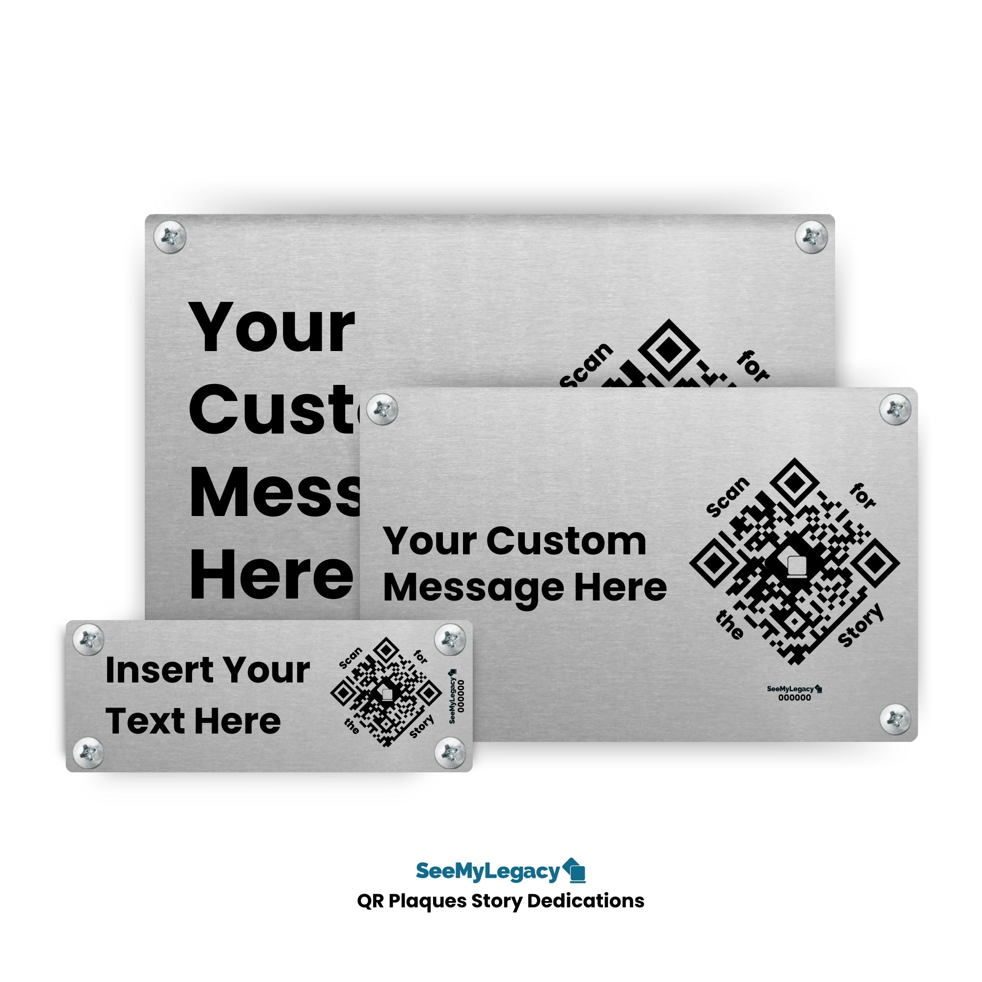 Plot Dedication Signs QR Plaques - Story Dedications – SeeMyLegacy