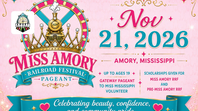2027 Miss Amory Railroad Festival Pageant