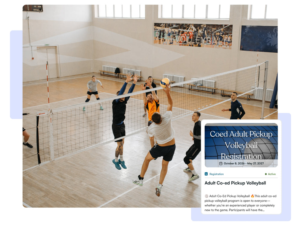 Ed Sign Up Clinton Township Adult Volleyball Sign-Up | Campaign Spotlight ...
