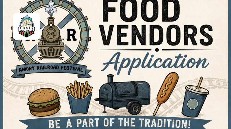 Amory Railroad Festival Food & Specialty Vendor Application