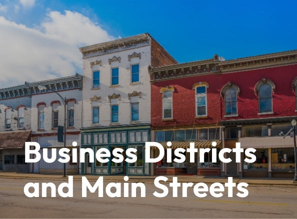 Promote local businesses and share the stories behind storefronts and historic corridors.