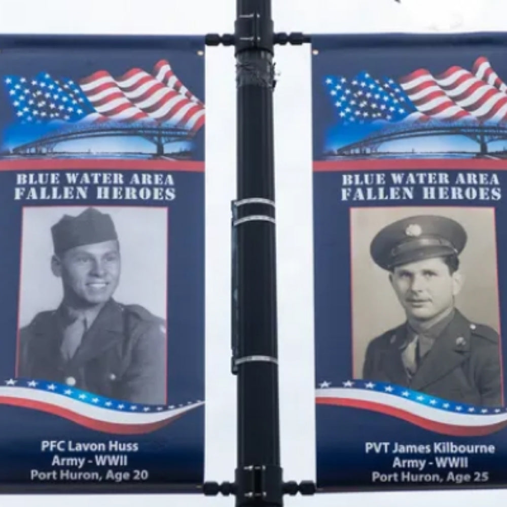 Veterans Banners - Help Honor Our Local Heroes Template