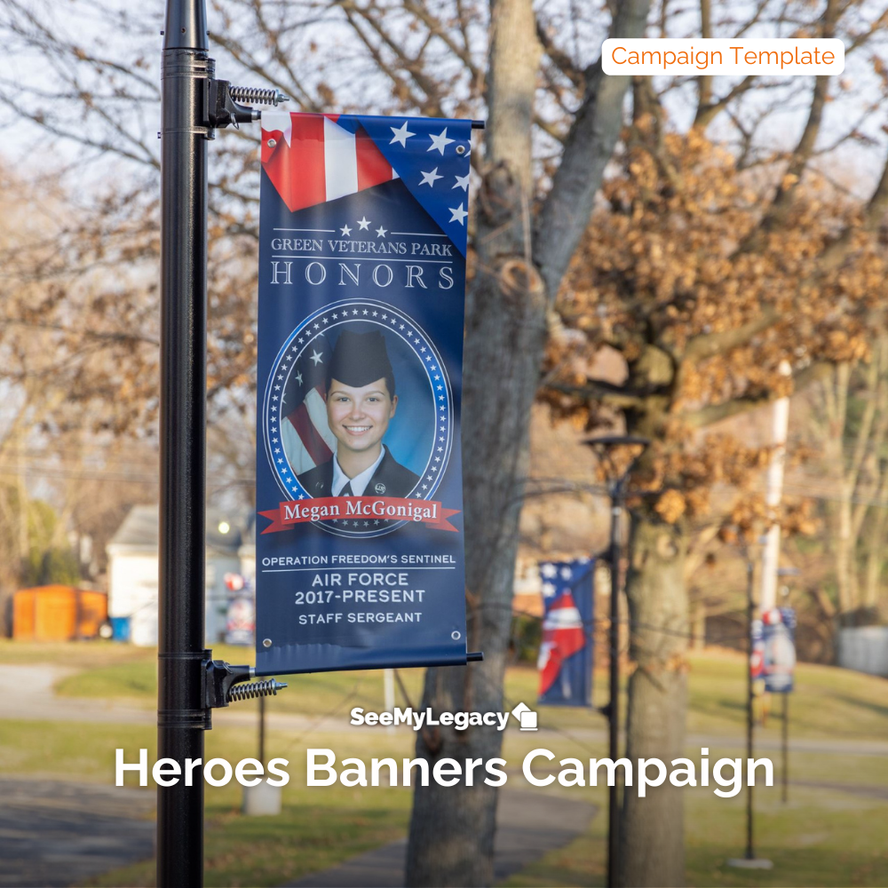 Hometown Heroes Banner Program Template