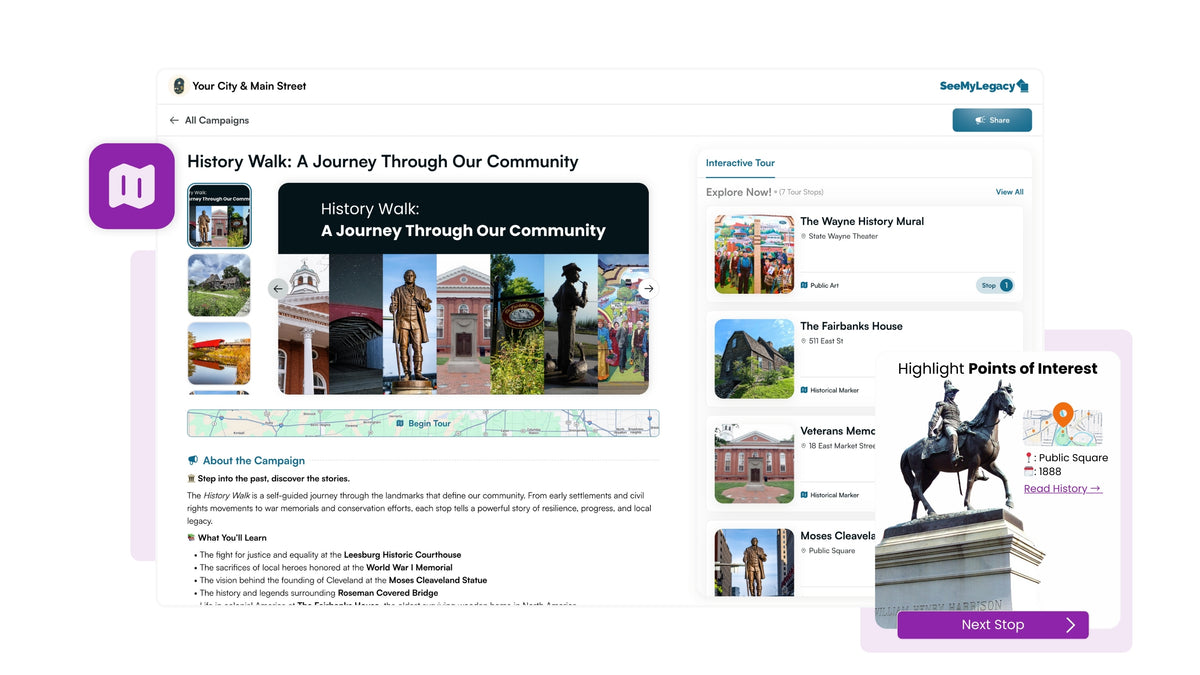 Interactive Tour Platform | SeeMyLegacy