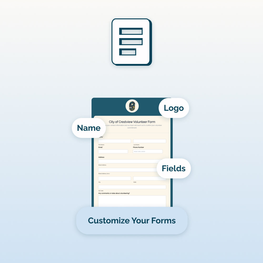 SeeMyLegacy Customize Your Interest Forms