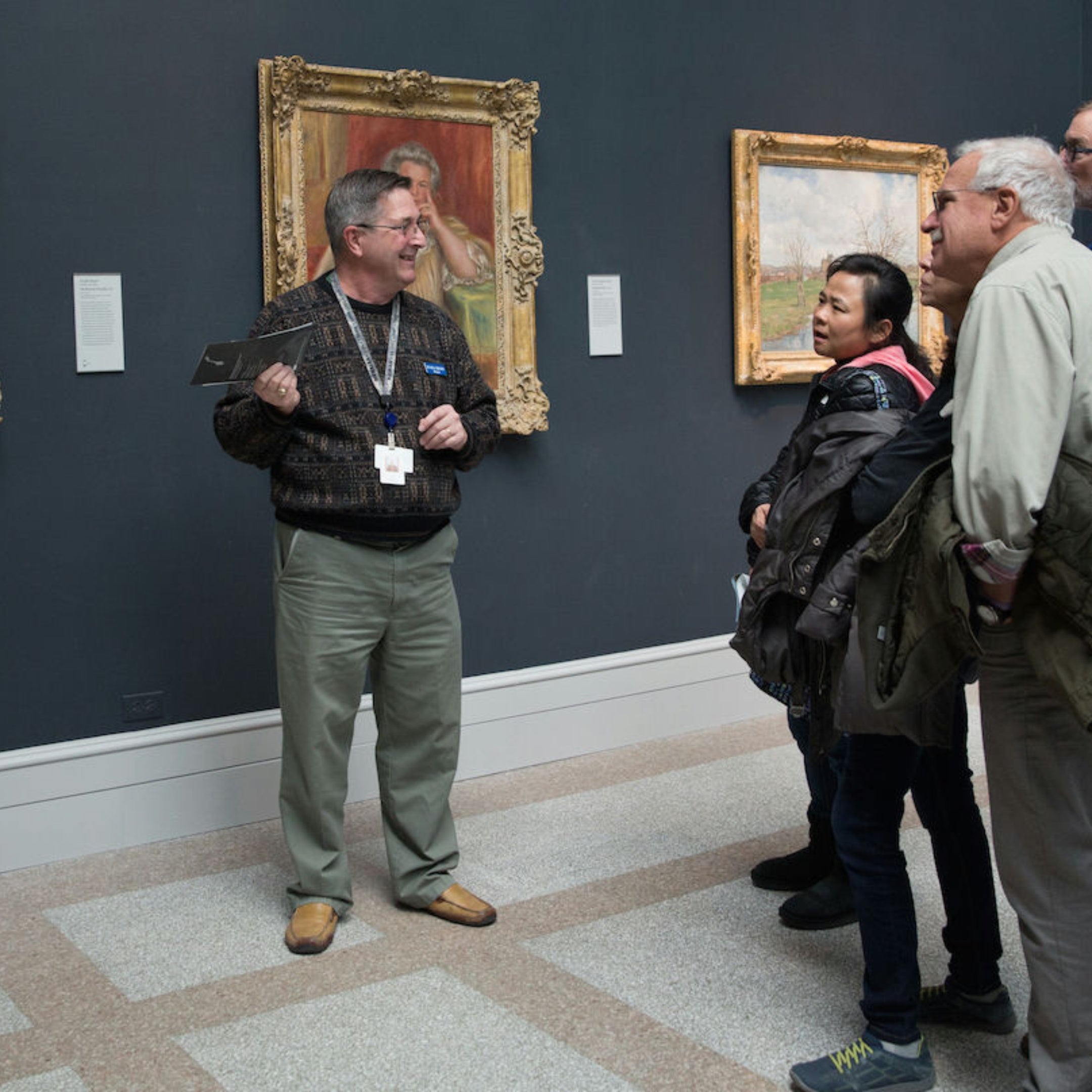 Thanking Ed - Museum Tour Guide Volunteer