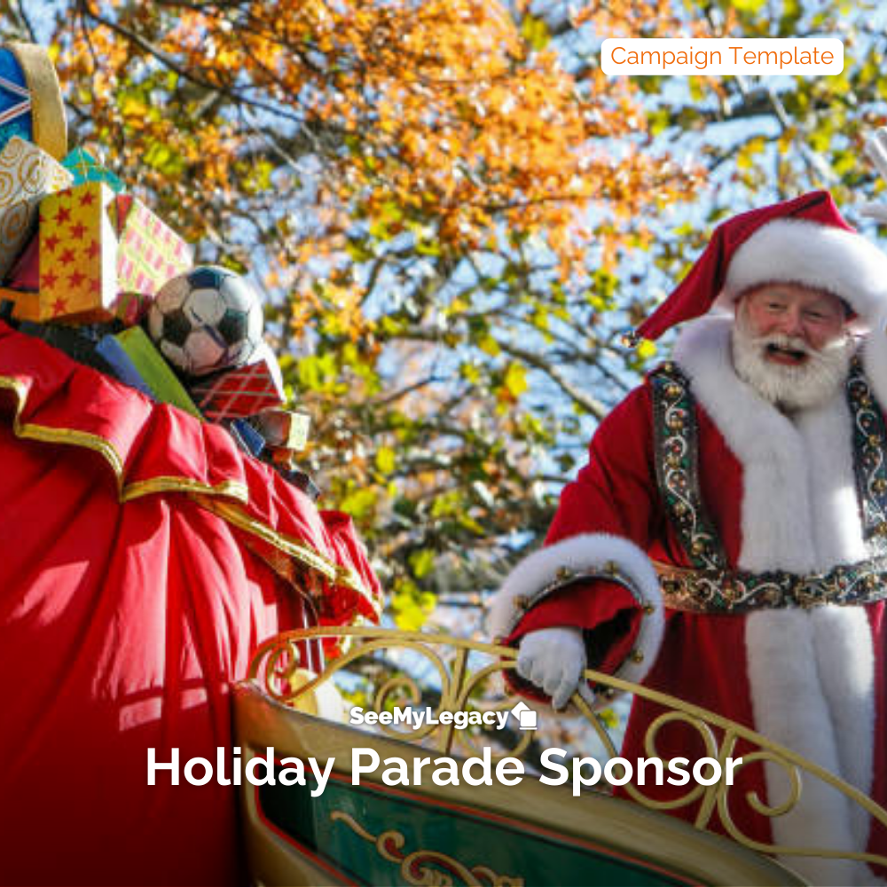 Holiday Parade Sponsors Template