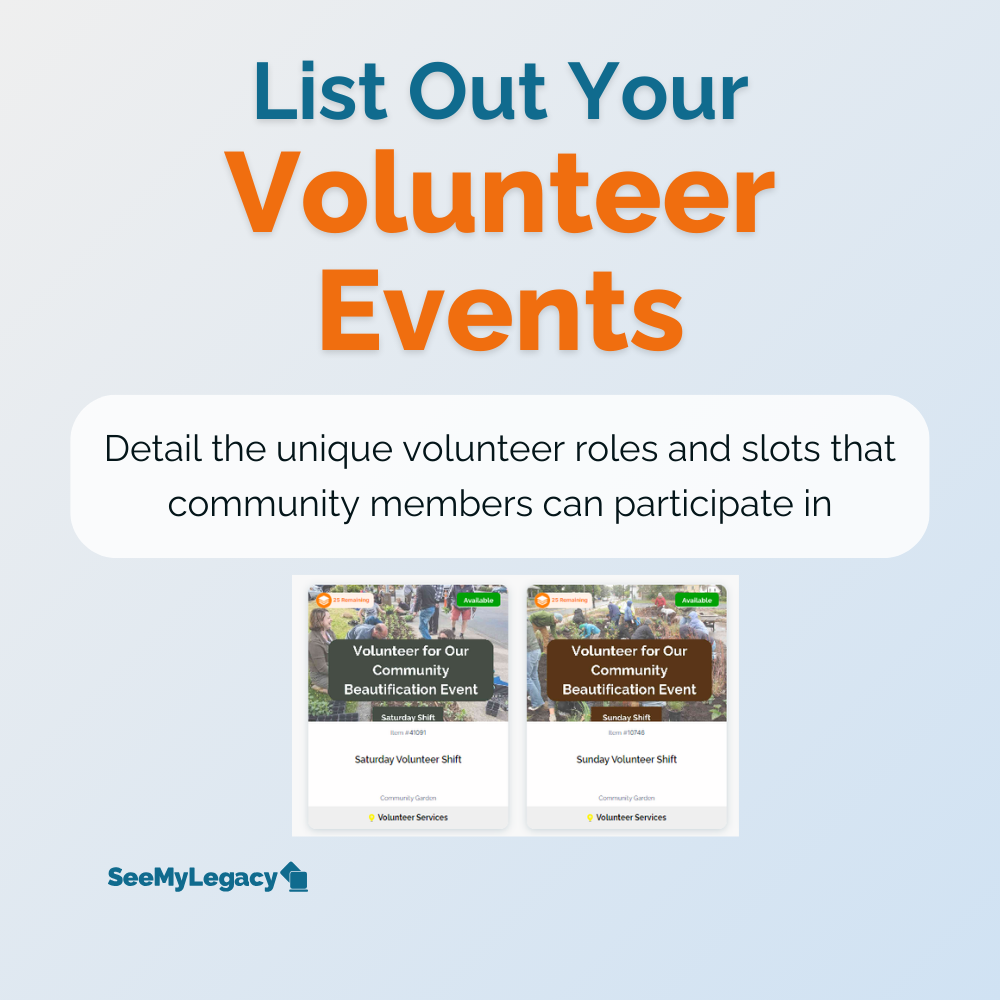 Community Beautification Event Volunteer Event Template