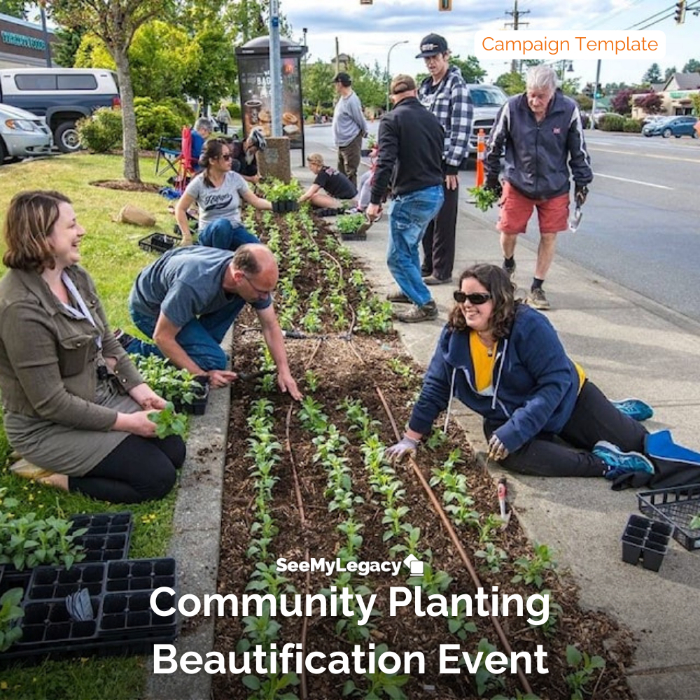 Community Beautification Event Volunteer Event Template