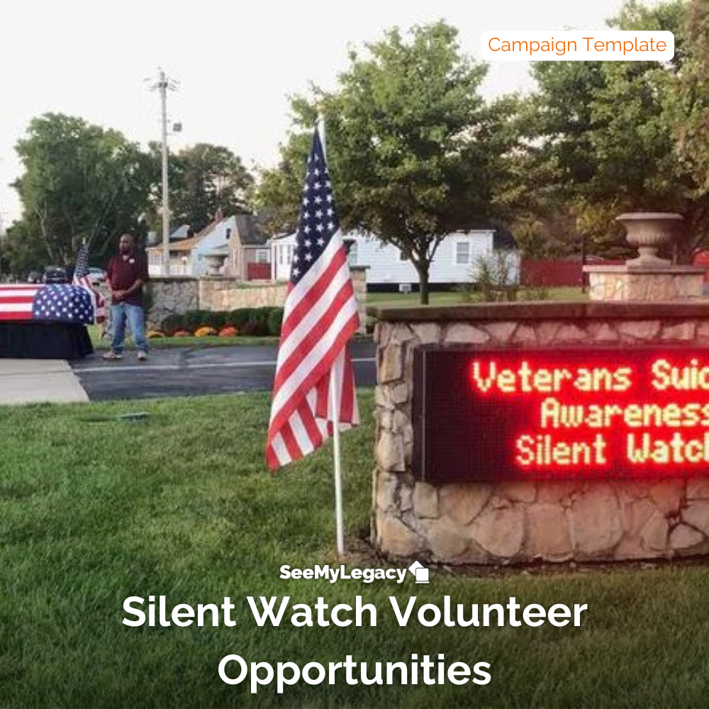 Raise Veteran Suicide Awareness: Volunteer for the Silent Watch Template